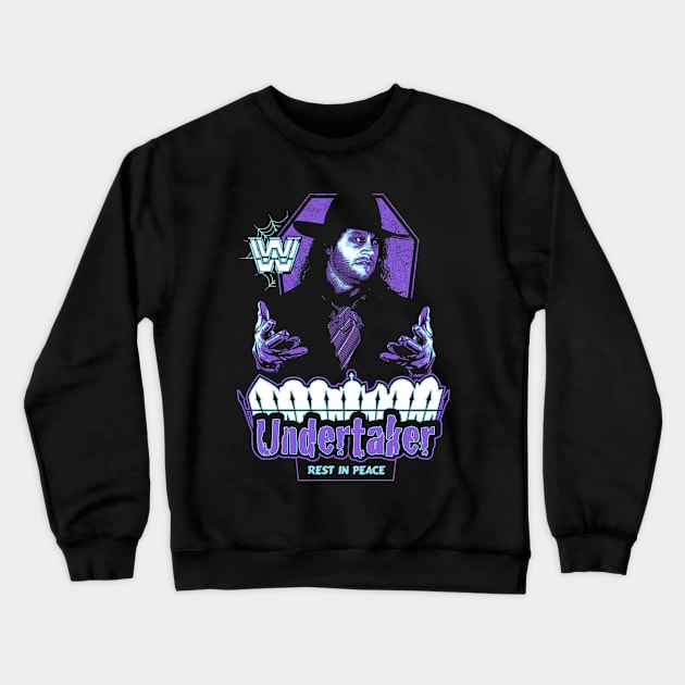 Undertaker Rest In Peace Crewneck Sweatshirt by Holman